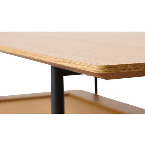 Unique Furniture Klubska mizica v hrastovem dekorju v naravni barvi 55x110 cm Pensacola &amp;ndash; Slike