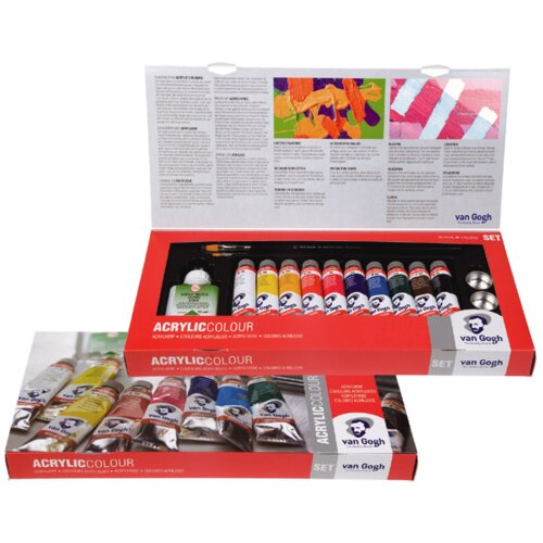  Set akrilnih boja Van Gogh Combiset 10x40 ml + pribor (set akrilnih boja) Cijene