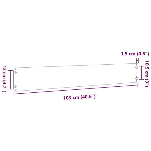  Rubovi travnjaka 30 kom 15x103 cm nehrđajući čelik Slike
