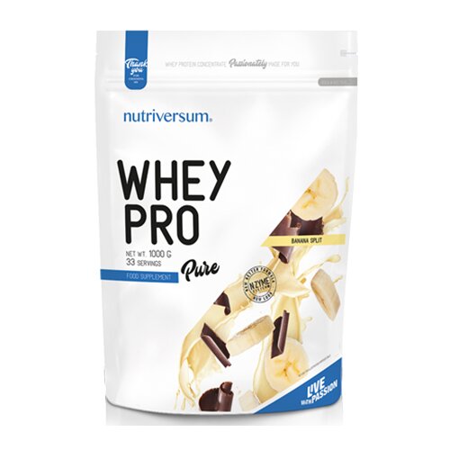 Purepro Whey protein, Banana split, 1000g Slike
