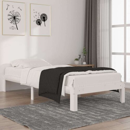  Za krevet od masivne borovine bijeli 90 x 200 cm Cijene