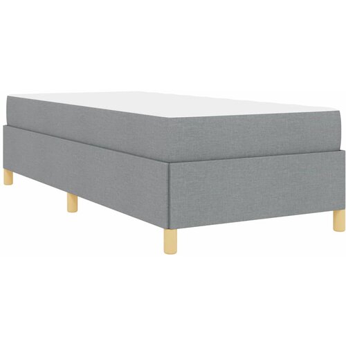  Krevetna konstrukcija Svijetlo siva 90 x 200 cm tkanina Slike