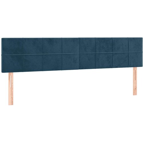  box spring s madracem LED tamnoplavi 160x200 cm bar&amp;scaron;un Slike