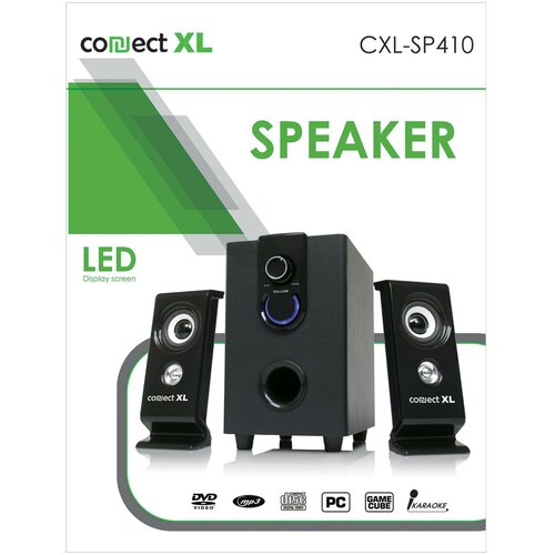 Connect Xl zvučnik, set, 2.1, ac 220V, crna boja - CXL-SP410 Cene