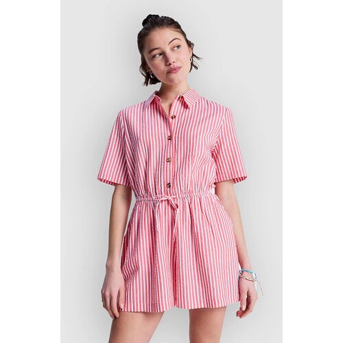 Roxy Real Tomorrow Stripe Jumpsuit hibiscus sunrise stripe Cene