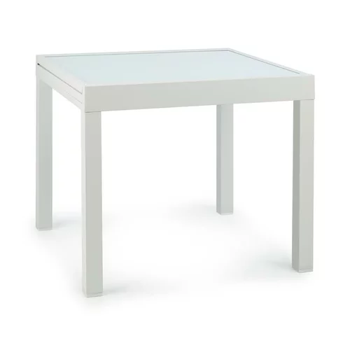Blumfeldt Pamplona Extension, vrtni stol, 180 x 83 cm maks., aluminij, steklo, bel