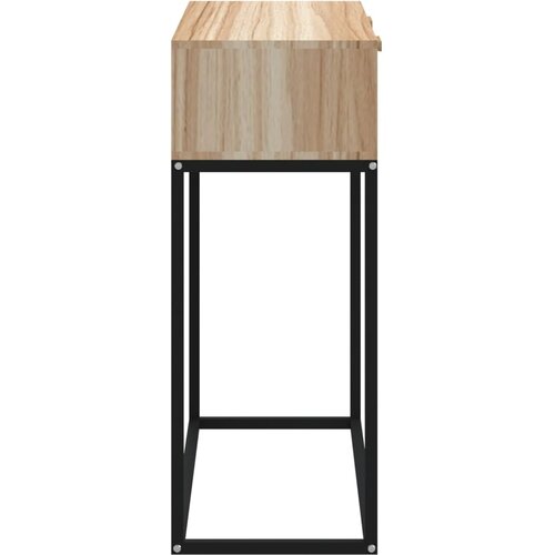 VidaXL Konzolni stol 80 x 30 x 75 cm od konstruiranog drva i željeza Slike