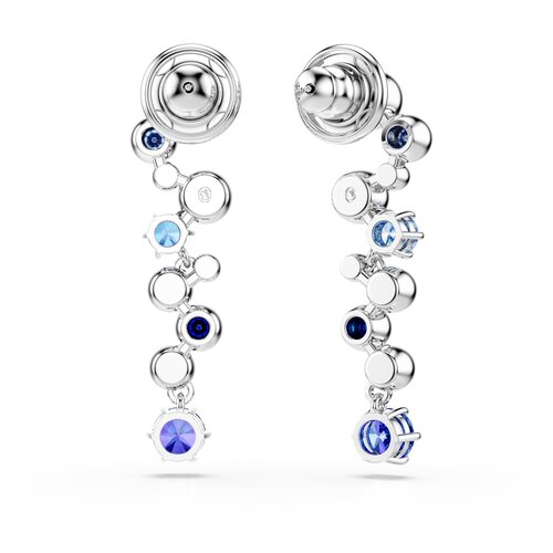 Swarovski Uhani mornarska / svetlo modra / srebrna / transparentna Slike