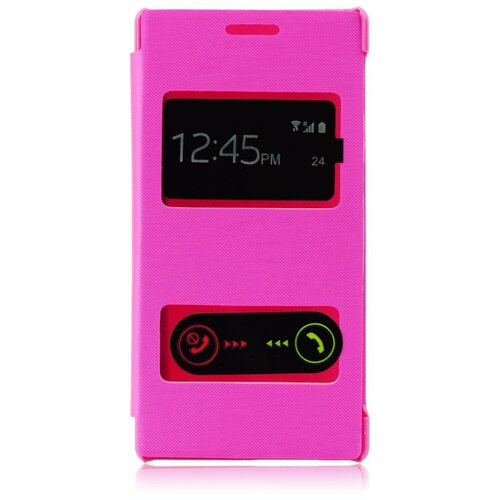  Preklopni ovitek / etui / zaščita "S-View" za LG G2 - roza Cene