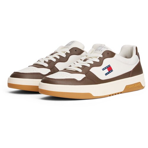 Tommy Jeans Niske tenisice &amp;#039;ESS&amp;#039; mornarsko plava / cappuccino / klasično crvena / bijela Slike