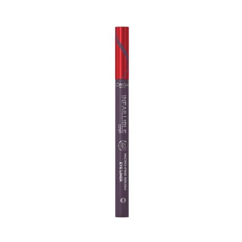 L´Oréal Paris Infaillible Grip 36H Micro-Fine Brush Eye Liner vodoodporna črtalo za oči za natančen nanos 0,4 g odtenek 03 Ancient Rose