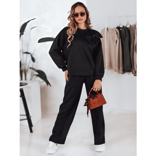 DStreet Komplet dresowy damskie one size oversizowy DRESOVA czarny Slike