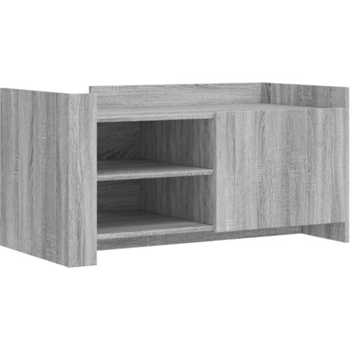 Maison Chic Klubska mizica - kavna mizica - Nizka mizica siva sonoma 100x50x50 cm inženirski les, (21753130) Slike