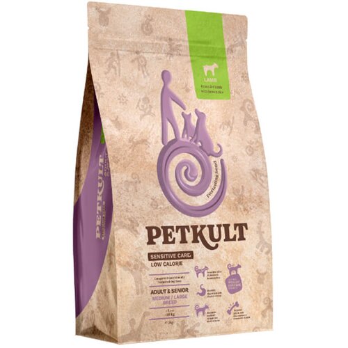 Petkult sensitive care adult low calorie, medium &amp;amp; large - jagnjetina 3 kg Slike