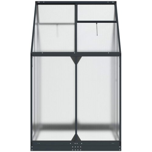  Vrtni staklenik s vratima Antracit 183,5 x 123 x 207 cm Slike