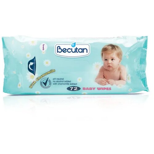 Becutan baby vlažne maramice 72 kom Slike