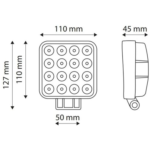  LED spot svetlo za automobil EPISTAR LED/48W/10-30V IP67 6000K Slike