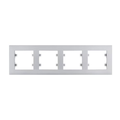 HAGER Okvir 4-struki horizontalni Lumina WL5742 sivi Cijene