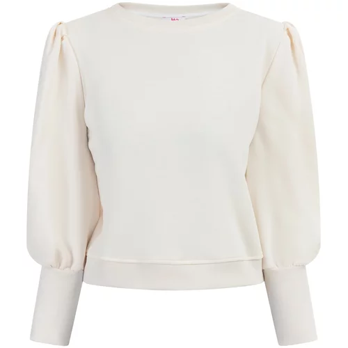 MYMO Sweater majica vuneno bijela