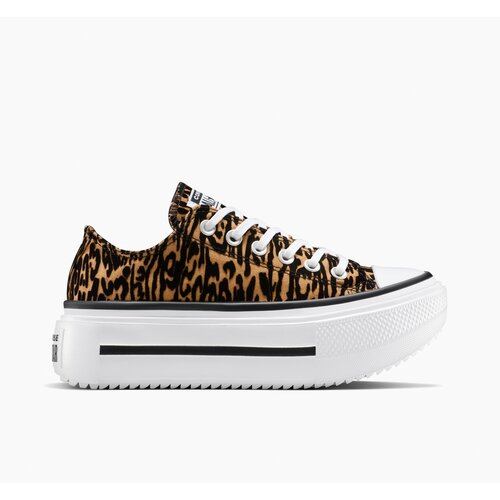 Converse ženske patike chuck taylor all star lift double stack platform leopard Slike