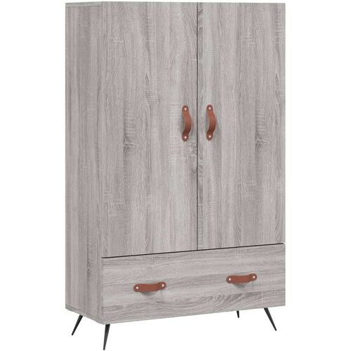VidaXL Visoka komoda siva boja hrasta 69 5x31x115 cm konstruirano drvo Slike