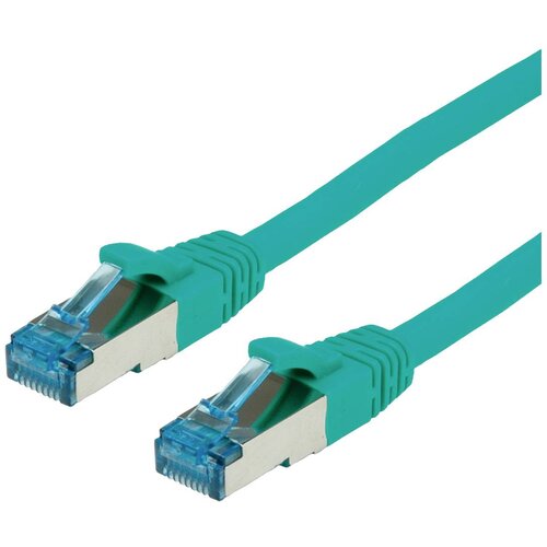 Value 21.99.1940 RJ45 omrežni kabel\, Patch kabel CAT 6a S/FTP 0.50 m zelena 1 kos, (20419970) Cene