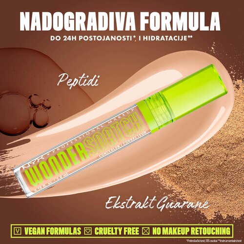 NYX Professional Makeup Wonder Snatch tekući korektor 3 u 1 nijansa Natural 3 ml Slike