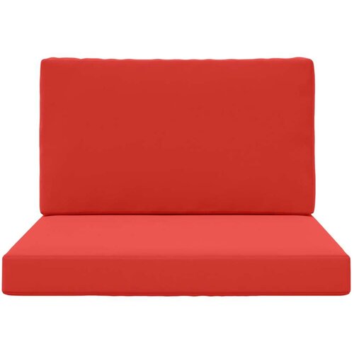  Jastuk za vanjsku sofU 2 pcs Crvena Poliester - Crvena 80 x 80 cm 1x sjedalo +1x naslon (3D bez bartaga) Slike
