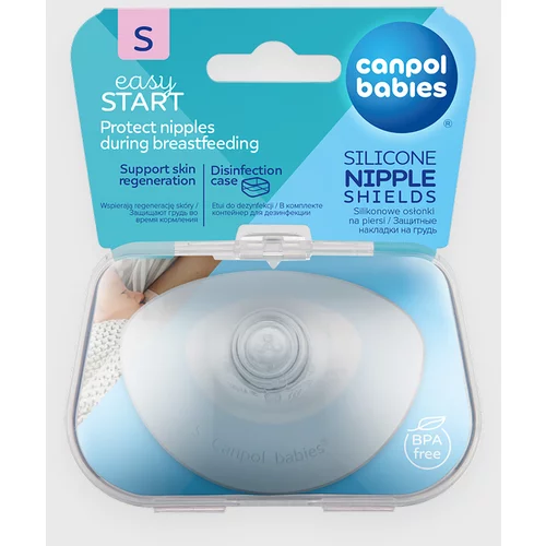Canpol Easy Start Silicone Nipple Shields S jastučići za prsa 2 kom za žene