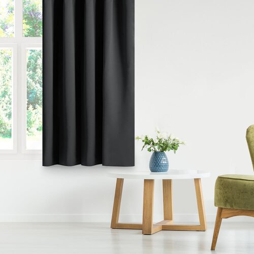 Restilo Črna zatemnitvena zavesa 140x175 cm &amp;ndash; Slike