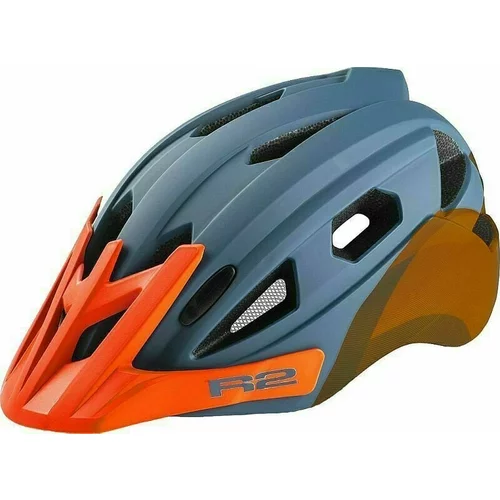 R2 Wheelie Helmet Petrol Blue/Neon Orange S 2023
