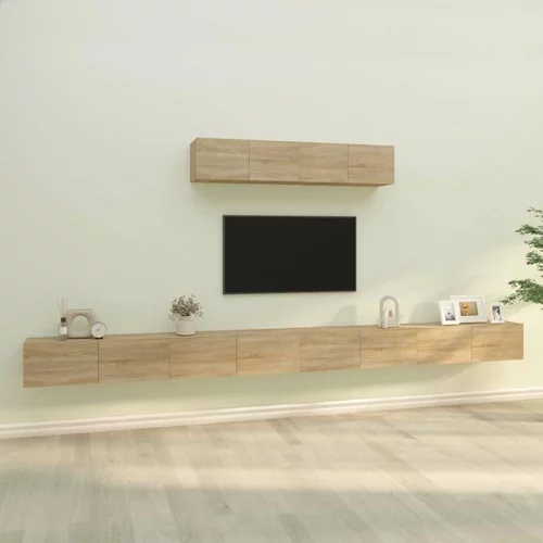  Komplet TV omaric 6-delni sonoma hrast inženirski les, (20733146)