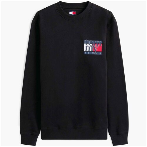 Tommy Jeans TJM REG RWB FLAG CREW EX Crna Slike