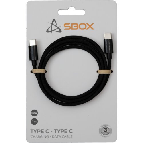 S Box KABEL USB TIP C -> USB TIP CM/M 1M Črn - 60W, (21894381) Cene