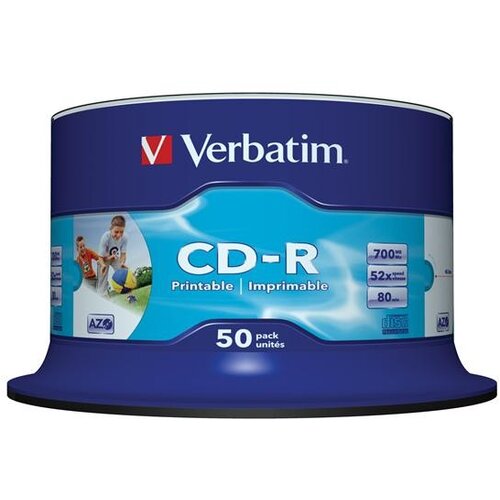 Verbatim CD-R , na osi 50/1, printable Cene