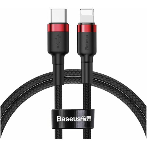 Baseus kabel TipC/Lightning 1m 20W PD Cafule pleten rdeč/črn CATLKLF-91, (20470271) Cene