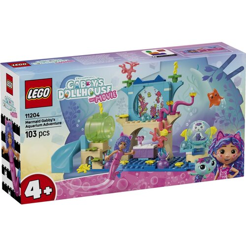 Lego Gabby's Dollhouse 11204 Pustolovščina v akvariju z morsko deklico Gabi Cene