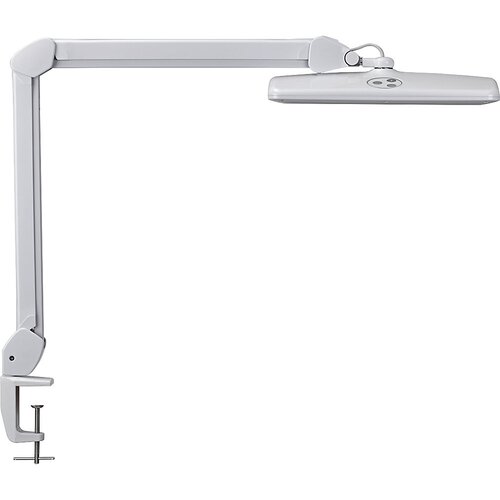 Maul LED-svetilka za delovno mesto intro, možnost zatemnitve, vrtenje za 360°, z mizno spojko, bele barve Cene