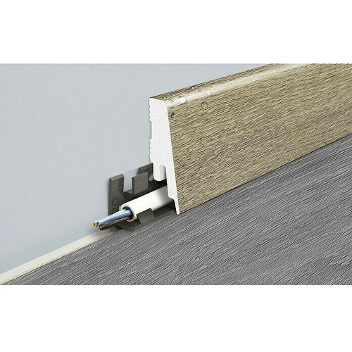 LOGOCLIC Podna kutna lajsna K58 C Breakwater (2,4 m x 18 mm x 58 mm, Ravni oblik) Cijene