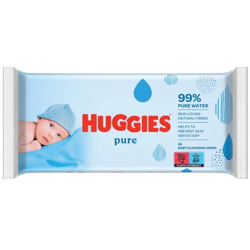 Pampers Huggies baby vlažne maramice pure 56kom Cijene
