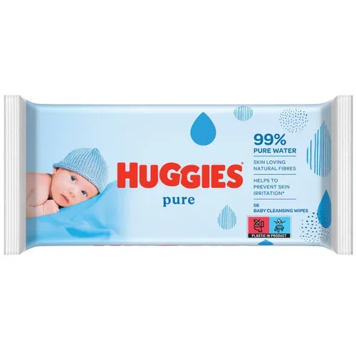 Pampers Huggies baby vlažne maramice pure 56kom