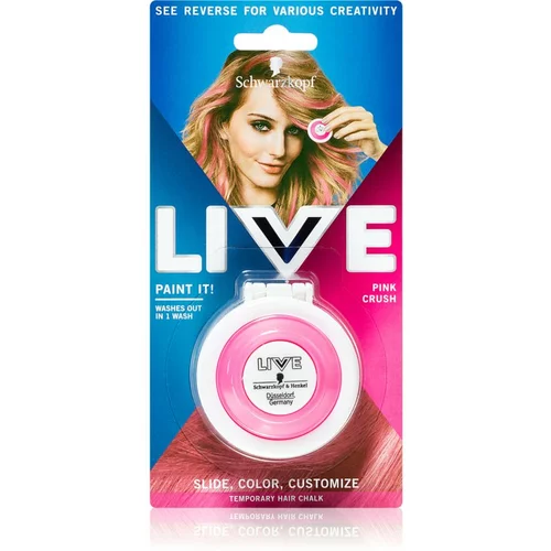 Schwarzkopf LIVE Paint It kreda za lase odtenek Pink Crush 3,5 g
