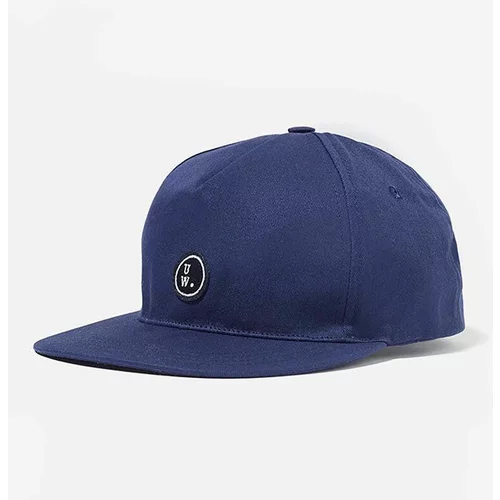 Universal Works Bombažna bejzbolska kapa mornarsko modra barva