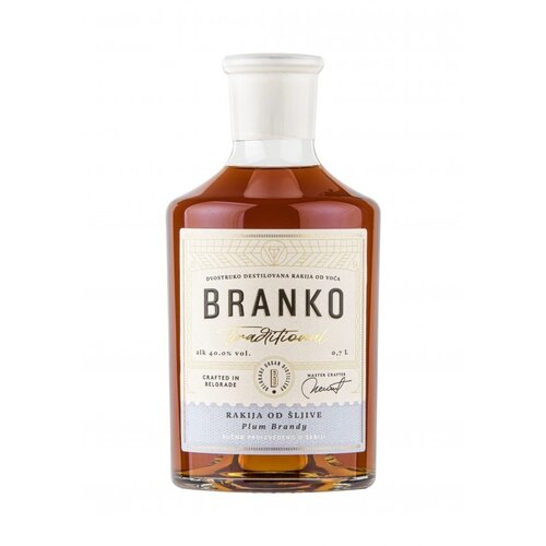 Belgrade Urban Distillery Rakija BRANKO &amp;scaron;ljiva 0,7l Slike