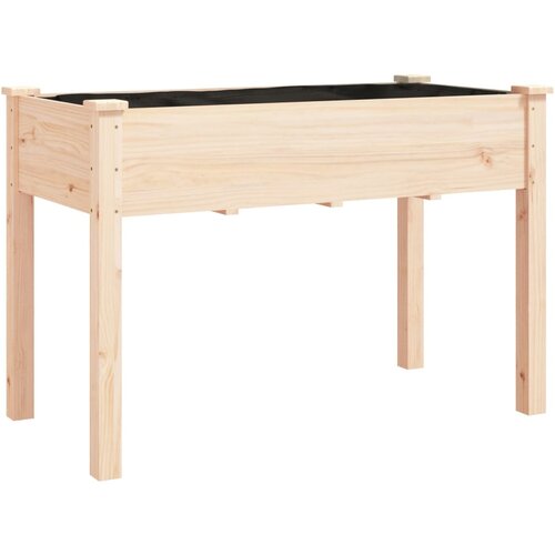 Maison Chic Cvetlično korito - Cvetlični Lonec s podlogo 118x59x76 cm trden les jelke, (21788551) Slike