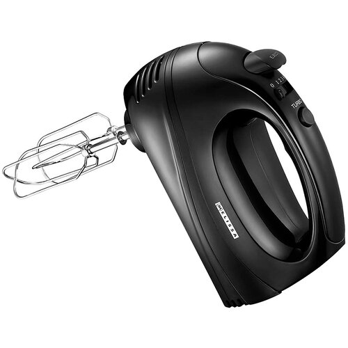 Melissa Ročni me&scaron;alnik 300W 5 hitrosti Turbo funkcija z metlicami in kaveljčki za testo, Črna / Srebrna, (5000277248) Cene