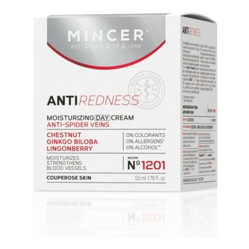 Mincer Pharma anti redness N° 1201 - dnevna krema za hidrataciju protiv mrežnih vena 50ml Cene