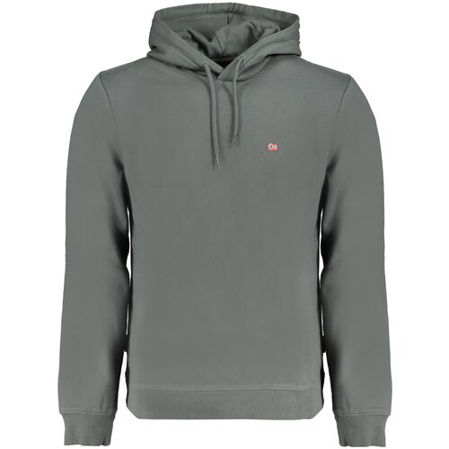 Napapijri SWEATSHIRT WITHOUT ZIP MEN GREEN Slike