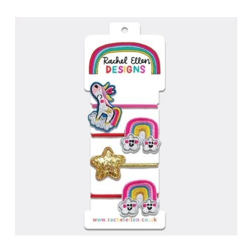 Rachel Ellen Designs Gumice za kosu - Unicorn/Rainbow ( EMBAND02 ) Cene