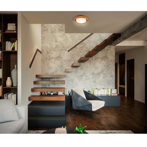 Osram plafonsko svetlo orbis madrid 2xE27/10W/230V prečnik 29 cm dekor drveta Slike